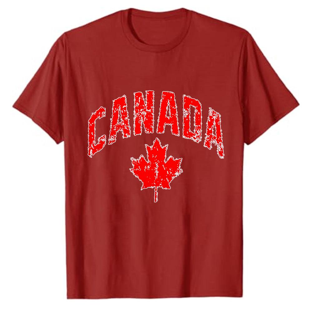 Canada Day Shirt Maple Leaf Funny Canada T Shirt Patriotic Novelty Canada Day Clothes Unisex Unisex Graphic T Shirts Tops Harajuku