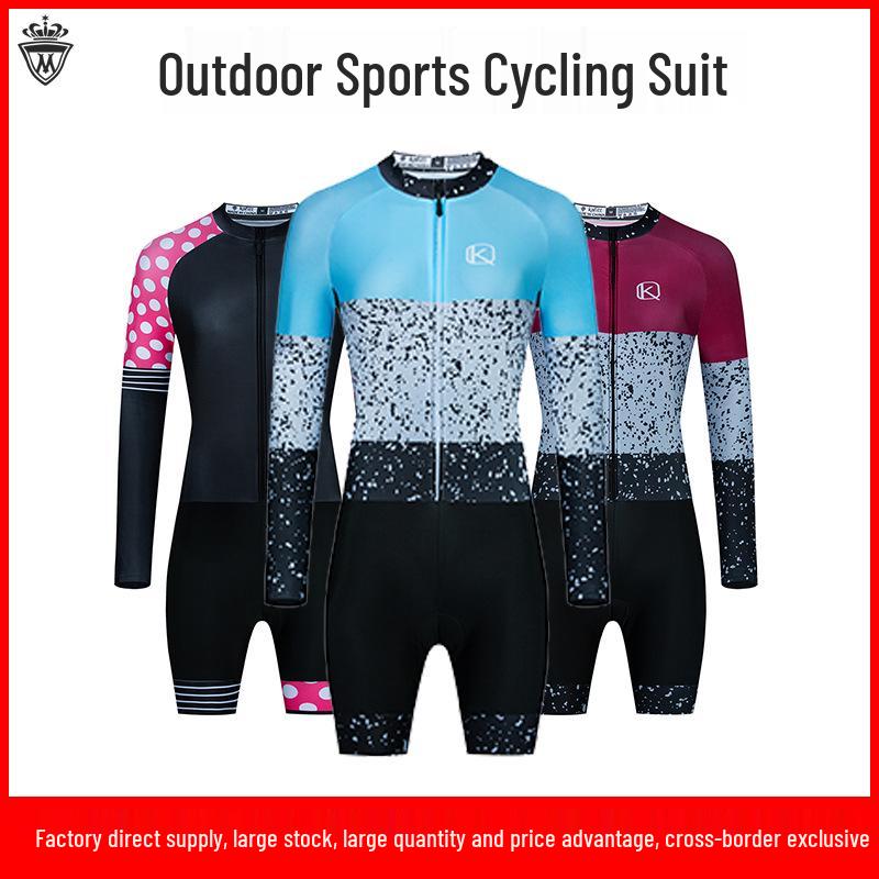 

Universal Long-Sleeve Mountain & Road Bike Cycling Suit for Men and Women M