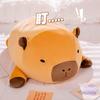 New 40-80cm Lying Capybara Animal Super Soft Dolls Throw Pillow Back Cushion Cartoon Toys Girls Boys Christmas Gifts Home Decor
