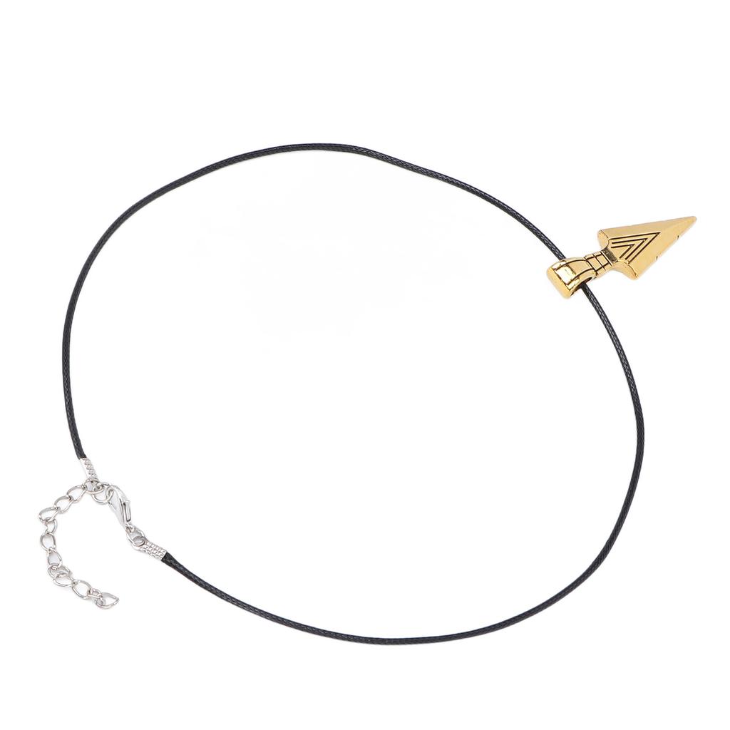 Necklace Alloy Simple Fashionable Arrowhd Pendant Men Necklace Jewelry for Birthday Party