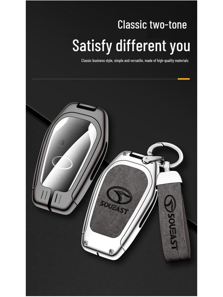 Southeast Key Shell Bag with Zinc Alloy Anti-Lost Buckle & Multifunctional Card Holder