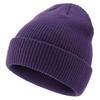 Purple color winter beanie caps manufacturer and supplier custom logo blank custom logo in stock beanies for sale