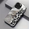 Purple Gray Pink Green  Trendy Snake Pattern Pattern Glass Phone Case for Iphone 17 16 15Promax 14 13  12 11