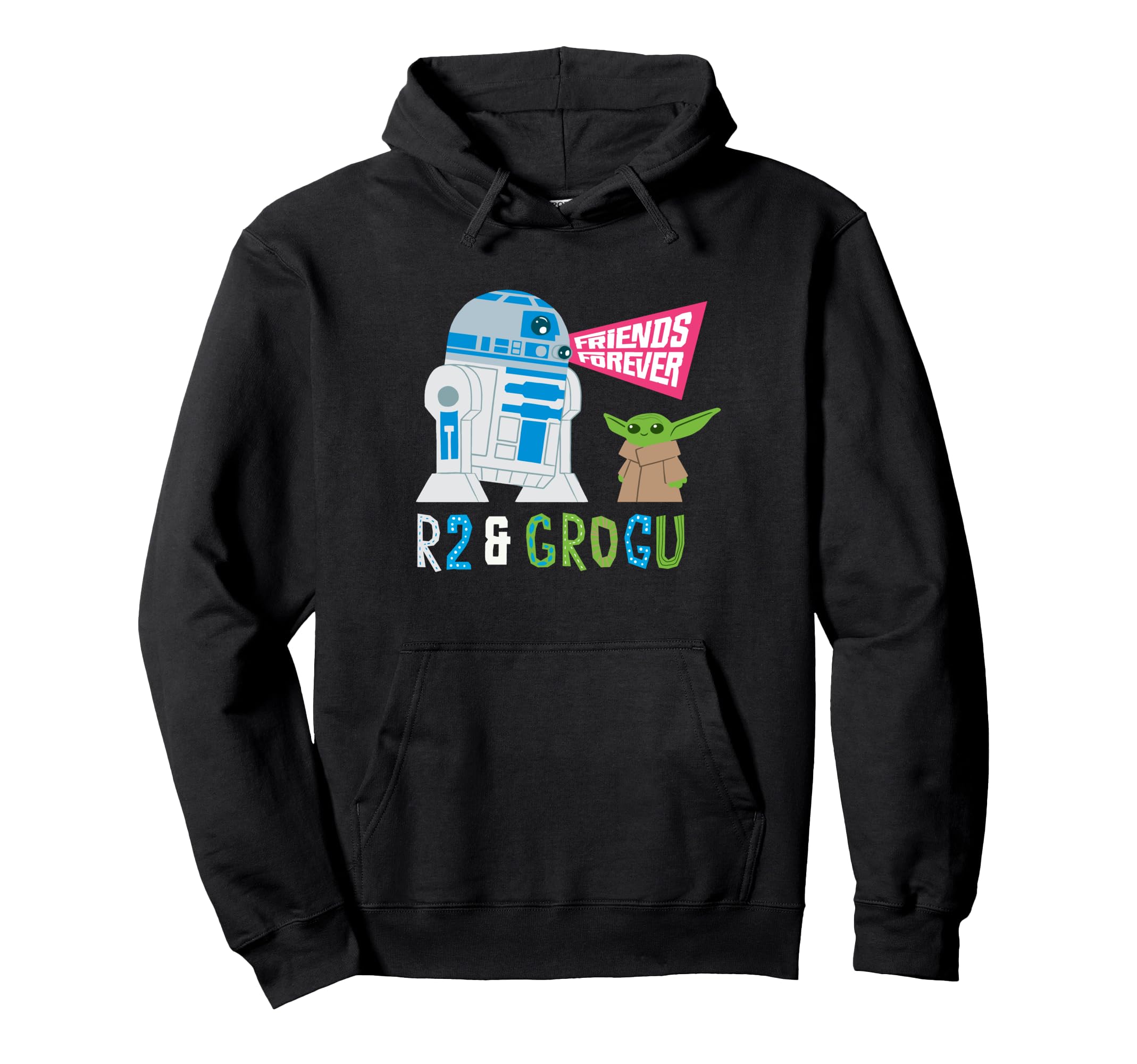 

Star Wars The Mandalorian R2 & Grogu Friends Forever Hoodie