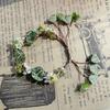 Hand-synthetic Crystal Rough Stone Bracelet Forest Wreath Bracelet Gift Woven Mesh Bag Bracelet