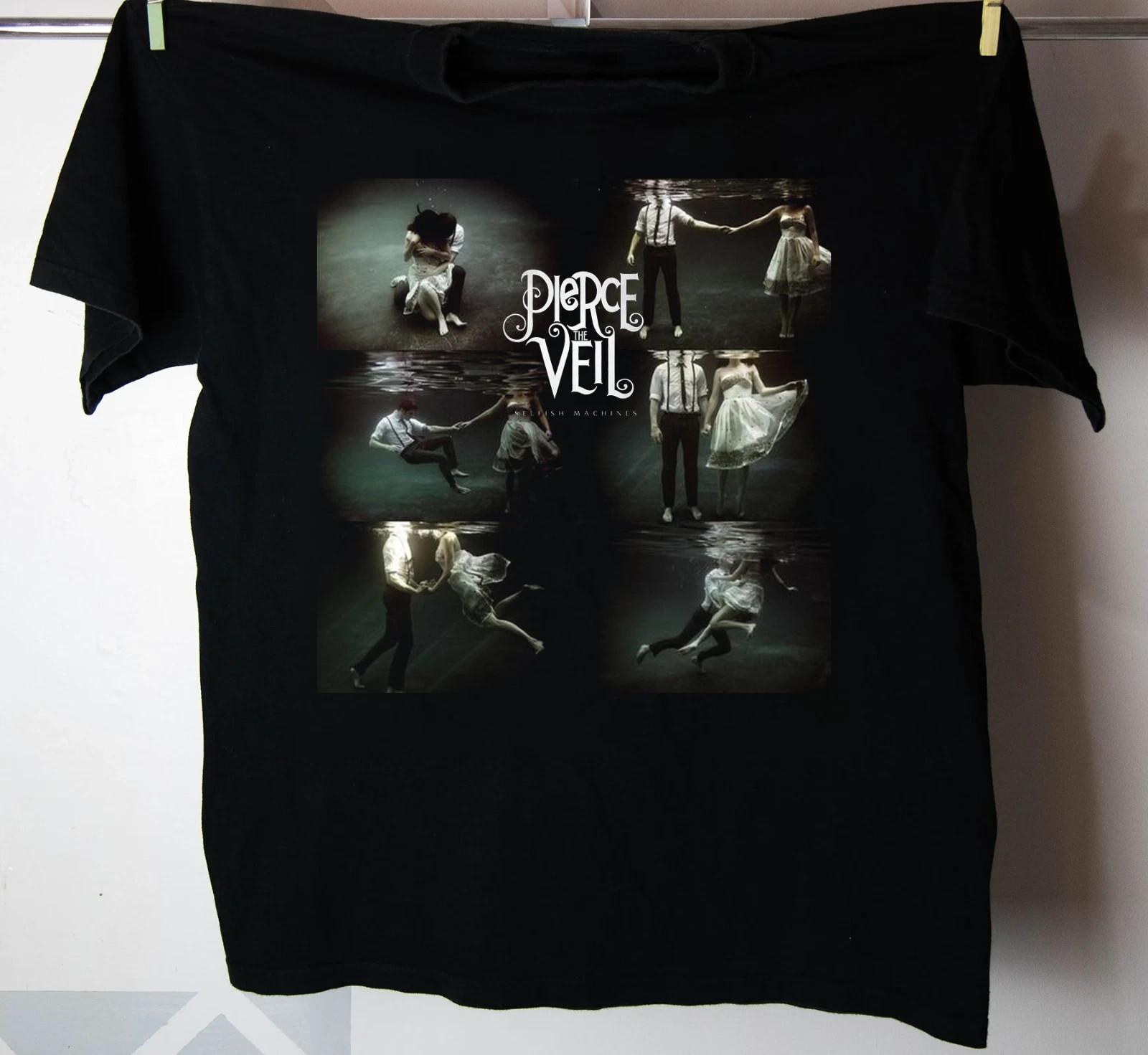 Pierce The Veil Коллекция Selfish Machines Футболка Черная Унисекс S-5XL HL429 S