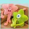 Cartoon Star Monster Plush Doll With Ultra Soft Short Plush Material For Children's Playtime