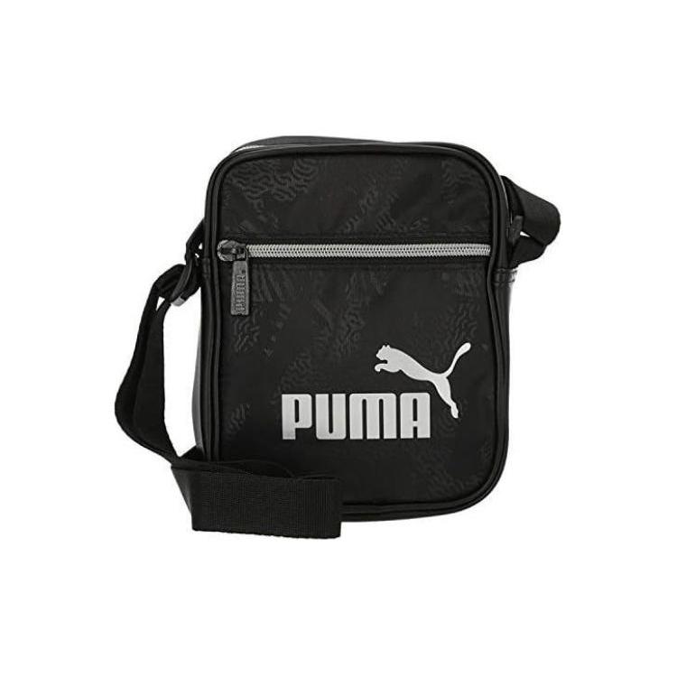 New PUMA Fabric Shoulder Bag Crossbody Bag Regular Unisex Black 076974-01