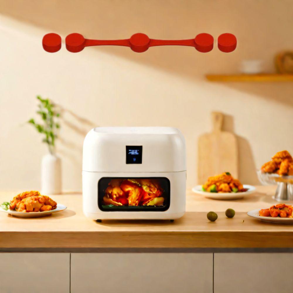 Reusable Air Fryer Liner Buckle Non-Scratch Air Fryer Baking Paper Fixation Device  Fried Chicken