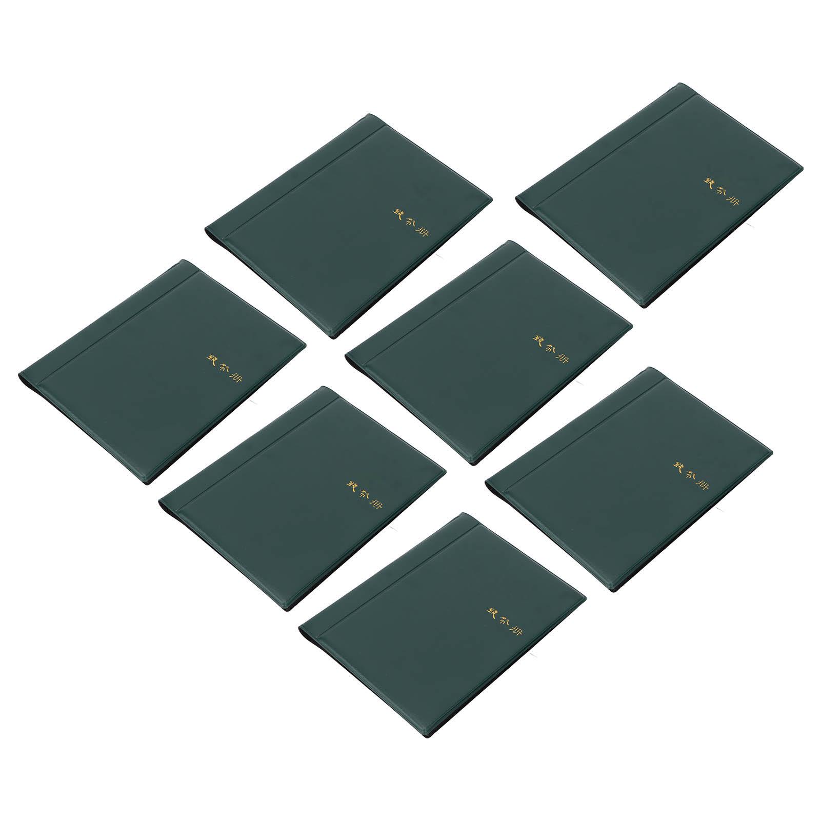 

Книга для коллекции монет из 7 предметов, зеленые прозрачные страницы, водонепроницаемые, пыленепроницаемые, 120 карманов, книга для коллекции монет