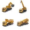 Large Engineering Vehicle Toy Set Combination Series Children Excavator Bulldozer Mixer Crane Boy Car