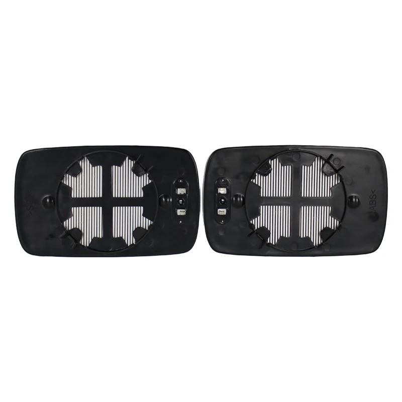 1X Replacement For BMW E46 Mirror Left Right Side Car Glass Heated Rearview Mirror Glass 51168250437 51168250438 Car Accessories