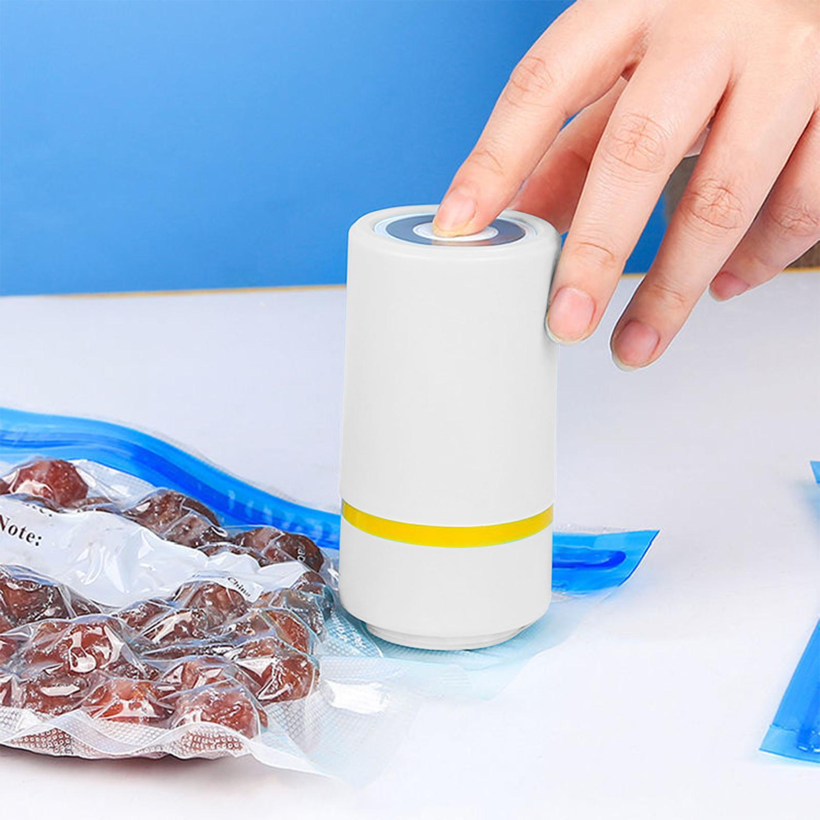 

Электрическая пищевая вакуумная машина Пищевой вакуумный упаковщик с электрическим вакуумным насосом для эвакуации воздуха белый