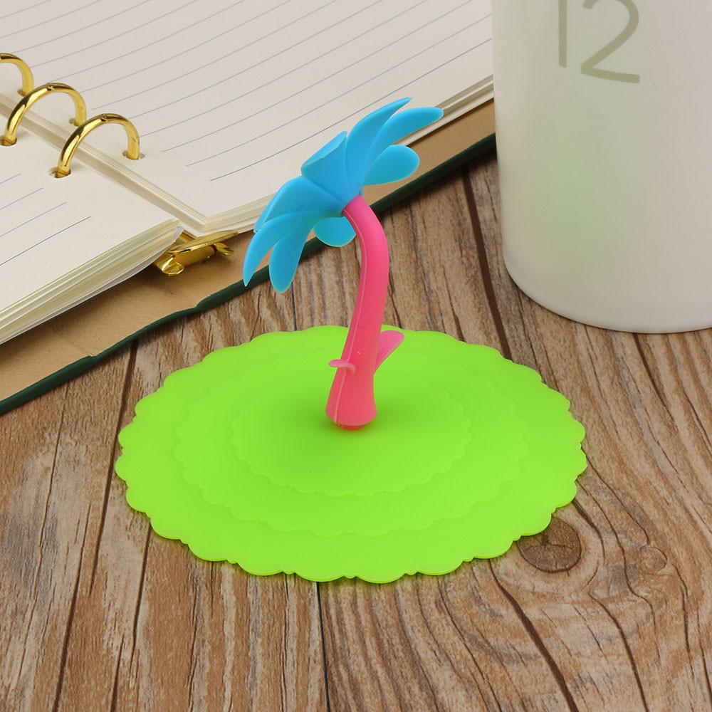 Hot Cute Sunflower Lace  Reusable Silicone Cover Cup DIY Free Splicing