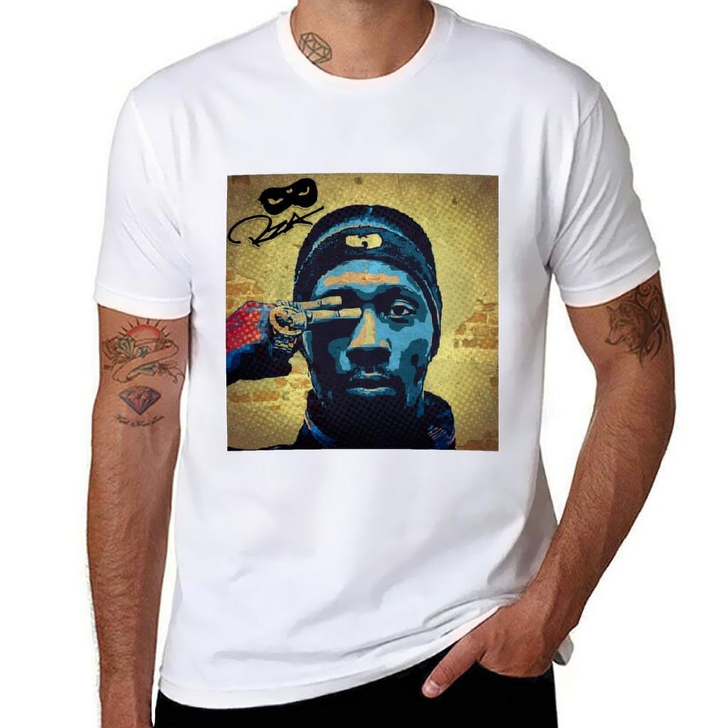 T-shirt Pop Art Rza T-shirt de travail résistant