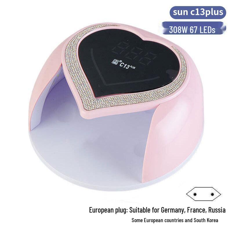 256W High Power UV/LED Dual Light Nail Curing Lamp
