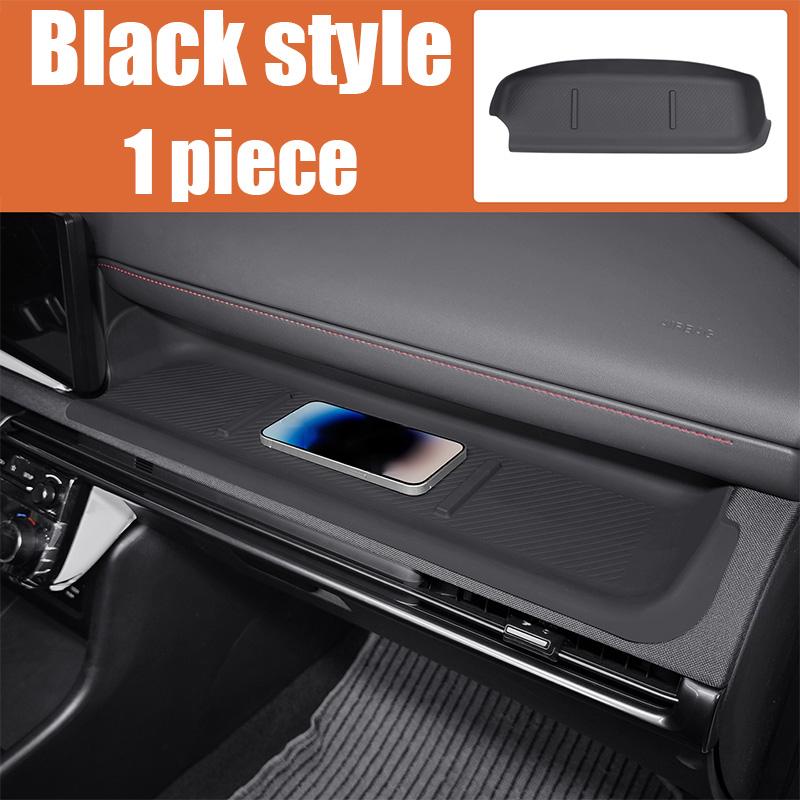 

Front Passenger Dashboard Silicone Protective Pad For Hyundai Tucson NX4 2024 2025 Automotive Interior Decoration Accessories чёрный