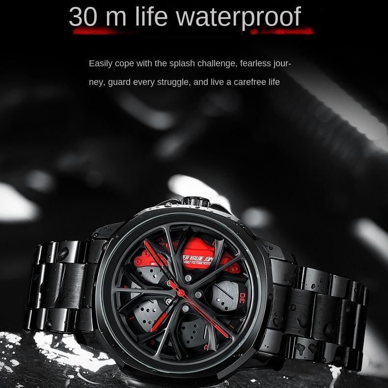 Ceas cu roți SVJ pentru bărbați, etrieri tridimensionali pentru modificarea mașinii forjate