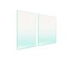 GLASS CUTTING BOARD 40+60x52 TRANSPARENT 7in1