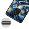 Van Gogh Starry Night Oil Painting Case for Xiaomi Redmi 10A 10C 9C 12C 9A 9i 10 12 9 Prime 9T K40 Pro Black Soft Phone Cover