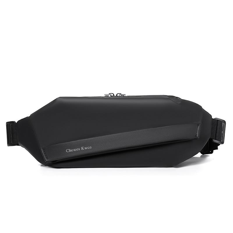 

Мужская многофункциональная нагрудная сумка большой вместимости с магнитной застежкой и сумка-слинг 26*9*12cm чёрный