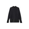 Nike Printed Logo Stand Collar Long Sleeve T-Shirt Men Tops Black DD5663-010
