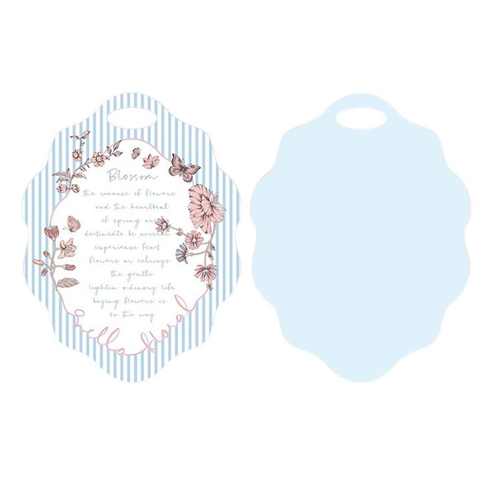 

5pcs DIY Bouquet Wrapping Box Romantic Gift Packaging Boxes Flower Arrangement Card Mother s Day синий