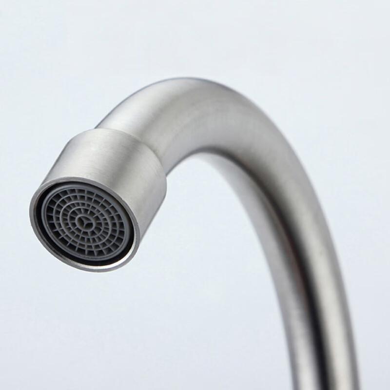 Gebürsteter Edelstahl Einzel Kalt Küchenarmatur