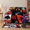 THE WEEKND,XO Alternative R&B Abel Tesfaye Flannel Blanket Soft Warm Blanket Throw Blanket for Bedroom Living Room Bed Travel