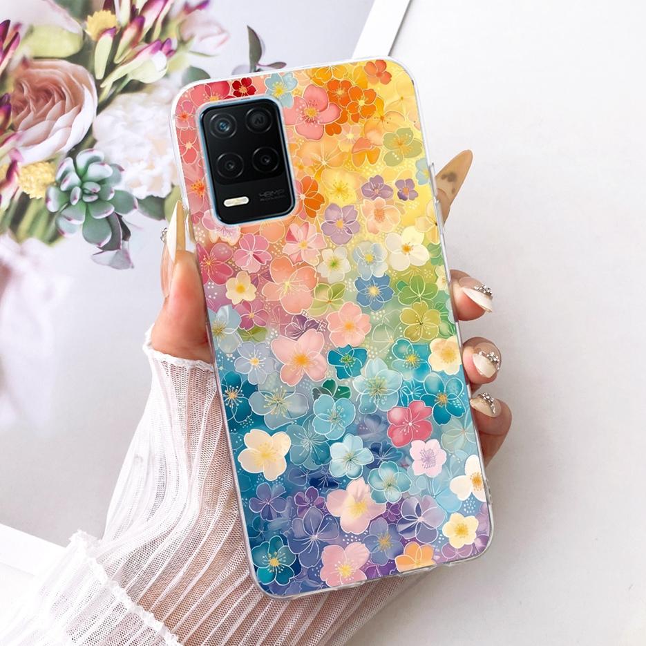 For Realme Narzo 30 5G Case RMX3242 Stylish Butterfly Painted Cover Soft Silicone Case For Realme Narzo 30 Pro Narzo30 5G Fundas