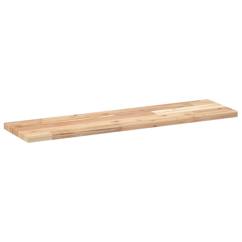 Vidaxl Półka Ścienna, 80X20X2 Cm, Surowe Lite Drewno Akacjowe