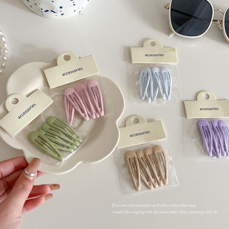 5 ks/sada Roztomilé bonbónové barvy tvar vodní kapky sponky do vlasů pro dívky sponky do vlasů BB sponky do vlasů pokrývky hlavy dětské vlasové doplňky dárek