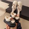Mao Mao shoes eva lazy shoes women's platform cute cotton shoes women's warm and heightened men's winter velvet Hello Kitty