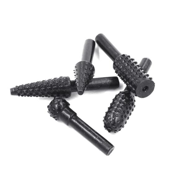 5Pcs 1/4inch Rotating Handle Files Rasp Burrs Wood Work Grinding Carpentry Tool