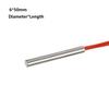 Durchmesser 6/8/10/12mm Elektrische Heizrohrformen Edelstahl 60/80/120/150/200/250W Einzelkopfform Trockenlauf 220V