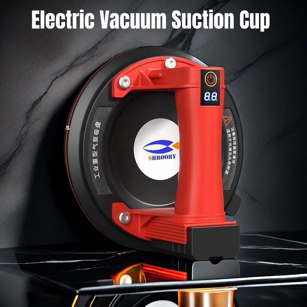 8 Inch Heavy-Duty 200KG Load Capacity Handheld Glass Lifter Moving Large Granite Tile Tools Electric Vacuum Suction Cup Lifter