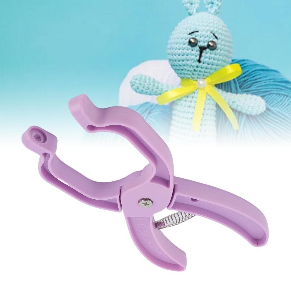 Multicolor Safety Eye Tool Plastic Material Stuffed Eye Making Tool For Amigurumi фиолетовый