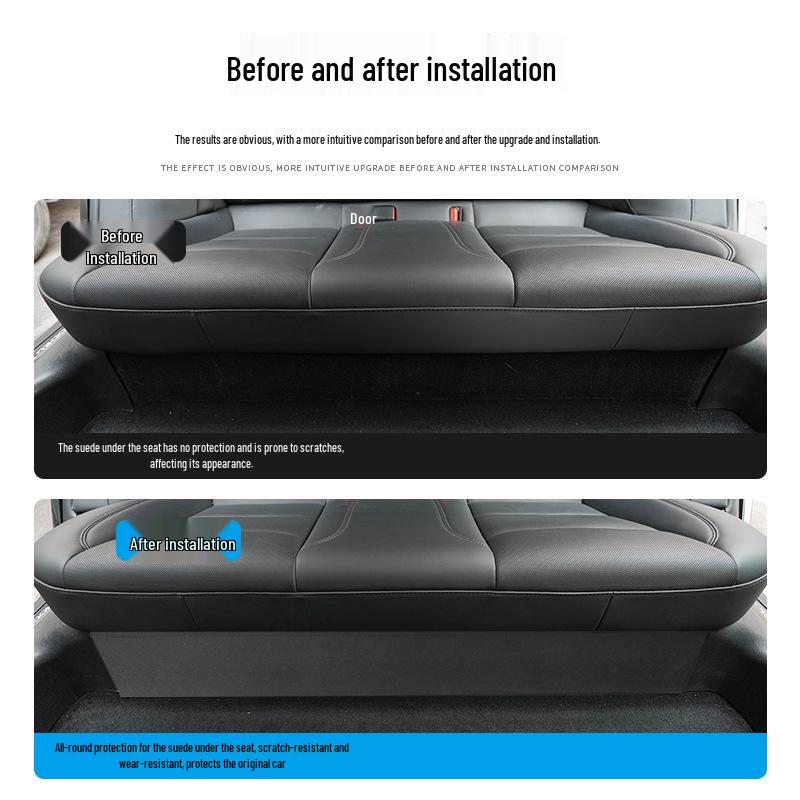 Tesla Model 3/Y Rear Seat Protective Kick Mat - TPE Version