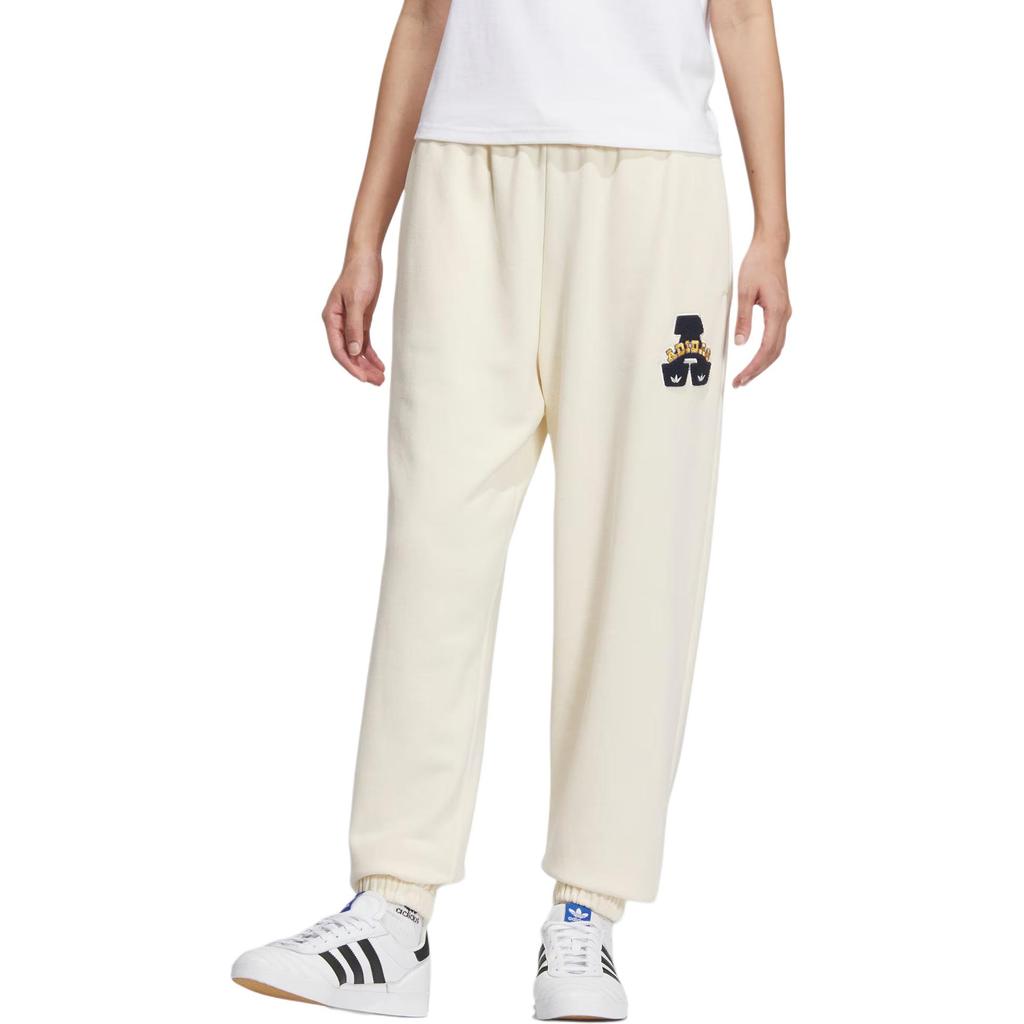 Adidas Originals Jogger VRCT FW24 W Logo Pattern Outdoor Casual Drawstring Cuffed Sports Pants Women bottoms Off-White JX7067