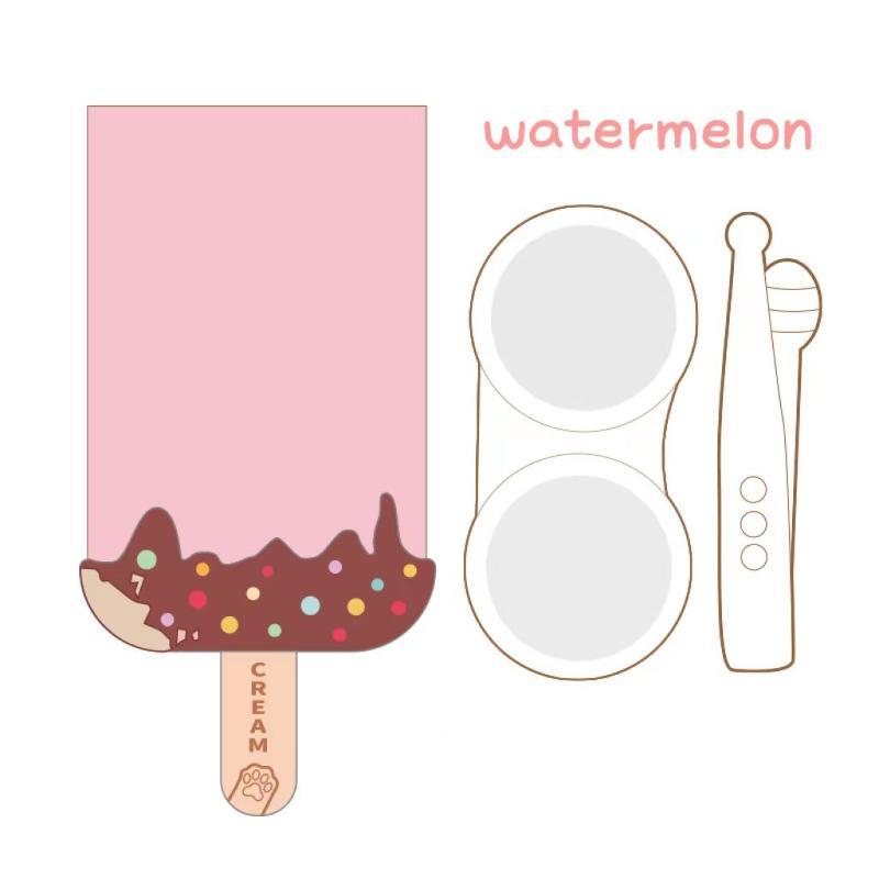 Contact Lens Case Ice Cream Style Container Set Portable Contact Lens Box For Women Travel Contact Lenses Case