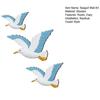 3 Pcs Wood Seagull Beach Wall Art Nautical Coastal Theme Flying Sea Birds Wall Sculpture Lake House Ocean Ornaments for Home Bathroom