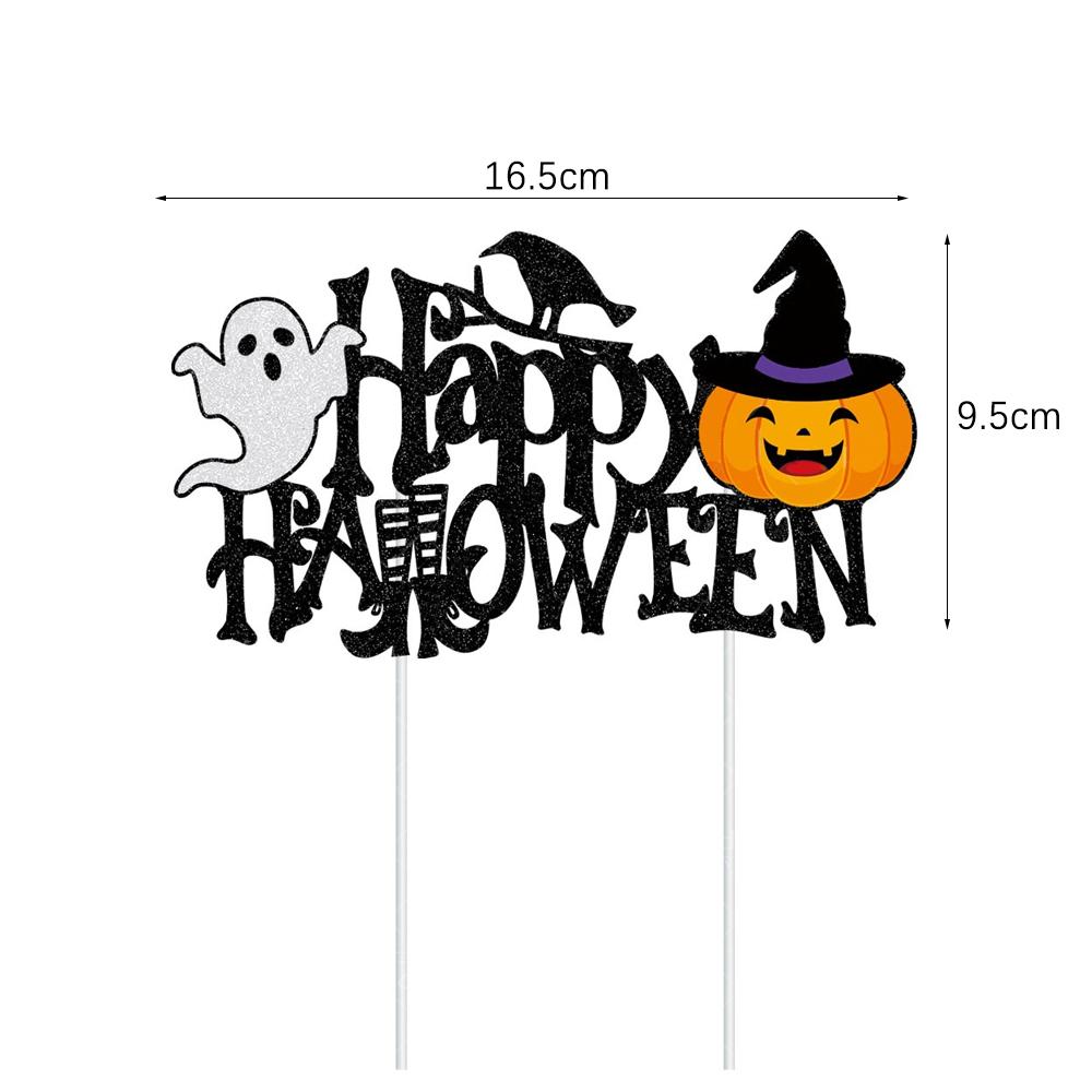 2024 Halloween Alzata per Torta Zucca Fantasma Alzata da Tavolo per Cupcake Halloween Decorazioni per Torta Toppers Buon Halloween Articoli per Feste
