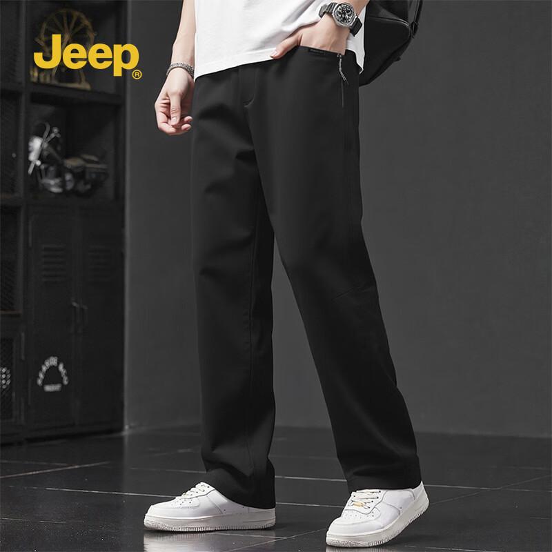 

Jeep Men s American Retro Straight Casual Pants L