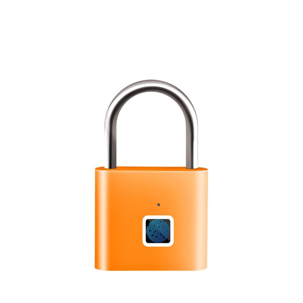 Keyless Smart Padlock USB Charging Electronic Door Lock Fingerprint Fingerprint Lock  Home