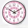 12-inch 30cm Learning Early Education Automatic Timing Radio Clock Home Living Room Bedroom Mute Clock Hanging