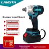 High-Power Rechargeable Brushless Electric Impact Wrench with Lithium Battery