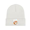 Kawaii Fox Knitted Hat Women's Unisex's Beanie Winter Hat  Warm Melon Cap