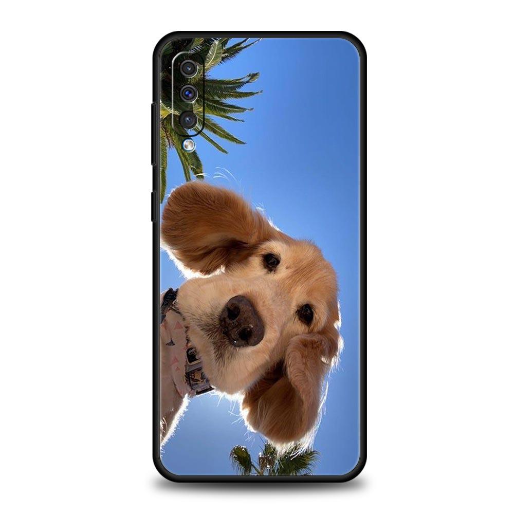 Golden Retriever Friend dog Phone Case For Samsung Galaxy A52s A12 A32 A50 A70 A20E A20S A10S A22 A30 A40 A53 5G A02S A04s Cover