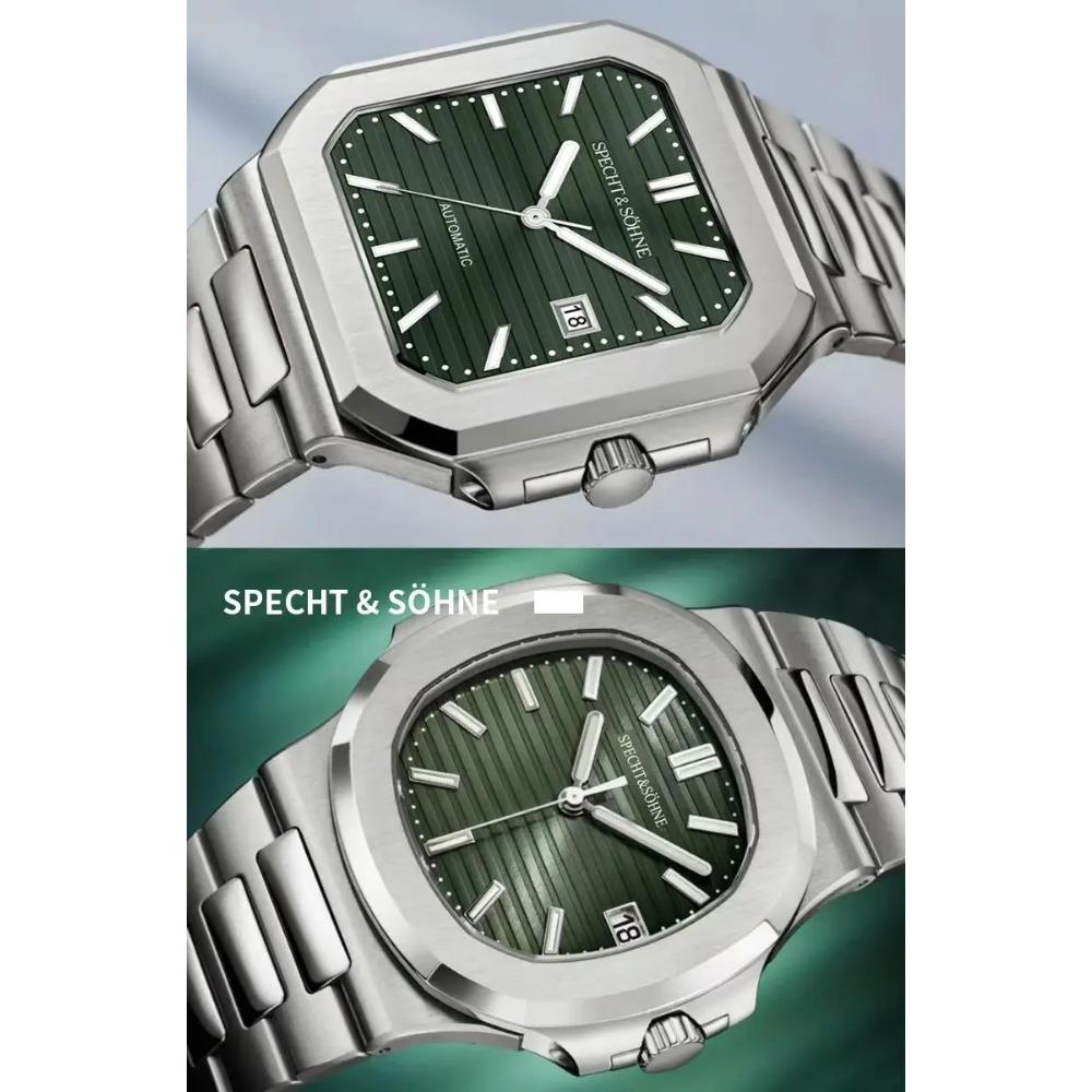 2025 Men's Classic Cubic Automatic Mechanical Watch 50M Waterproof Luminous Sapphire Crystal Reloj Hombre 41MM