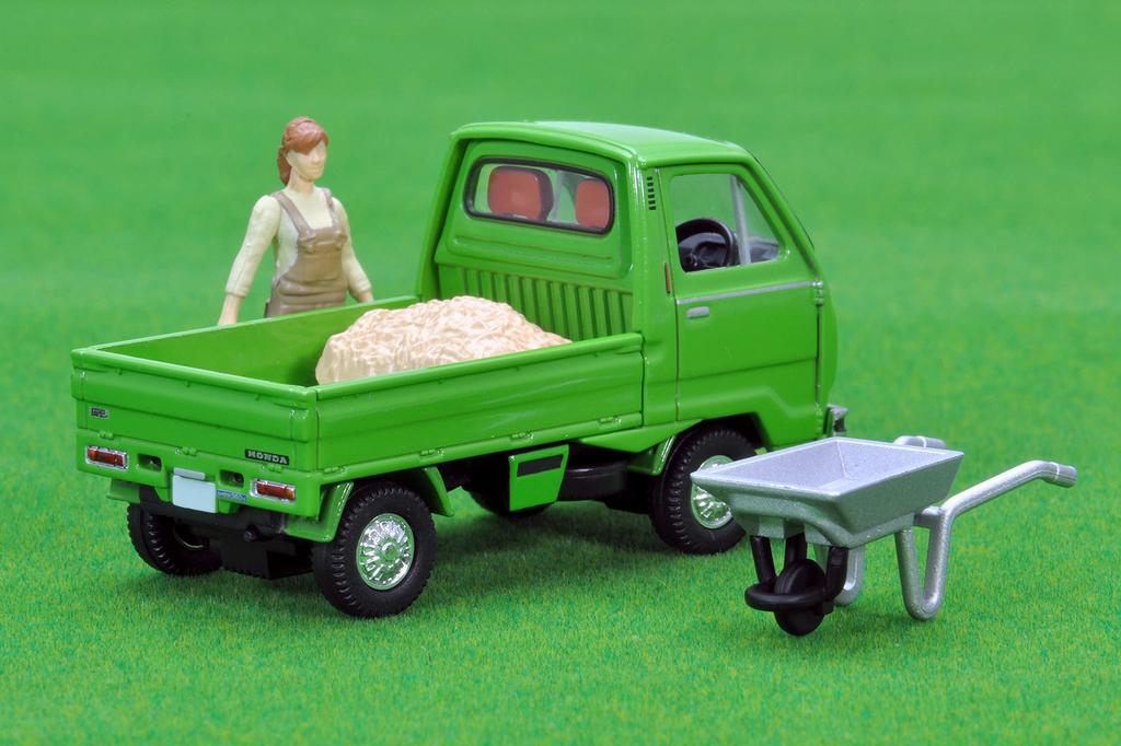 Tomica Limited Vintage Neo Scale Honda Super Deluxe Green Figure Complete Model 1/64 LV-N15c TN-V Included, (Product Number 320197)